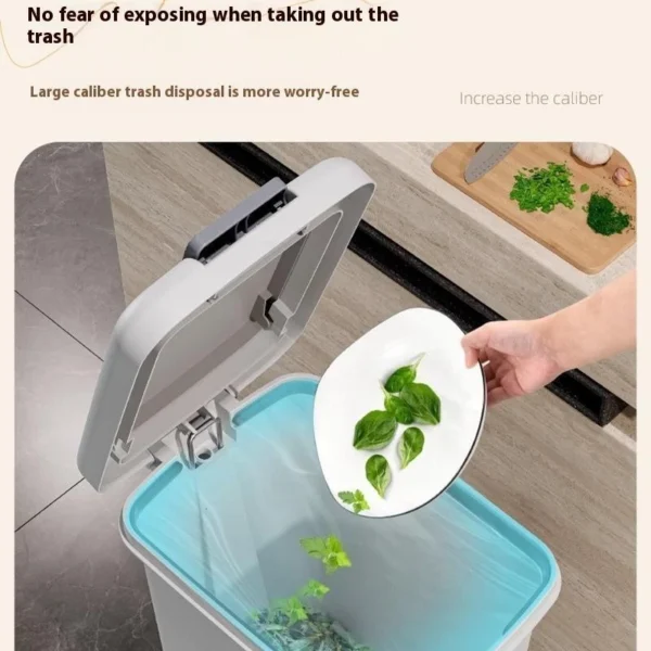 sg-11134201-7rdw3-mda69qdgxek9f2 Pedal Lid Kitchen Trash Bin