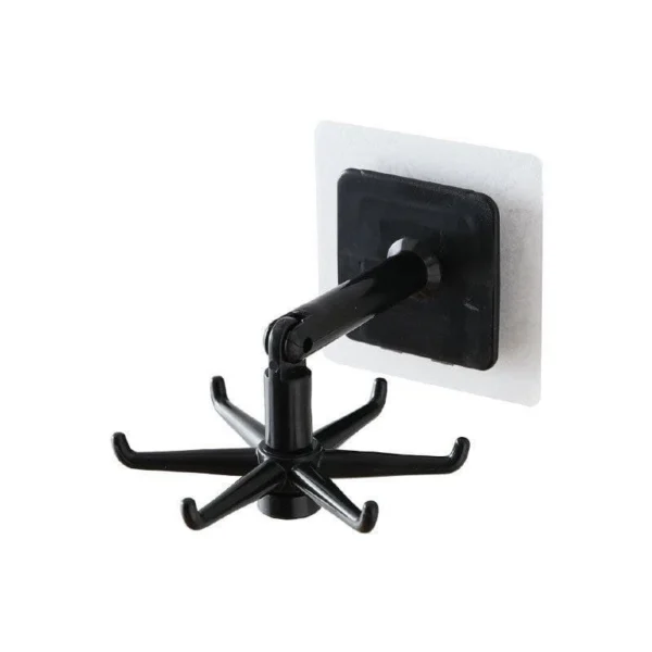 5c5a3408f4d6e68f8a9c39a40595e9a1 Rotating Kitchen Wall Hook Organizer
