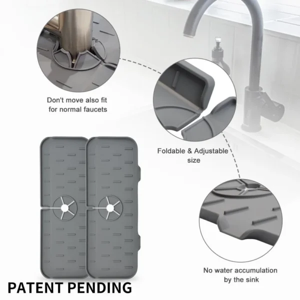 Silicone Faucet Drain Pad