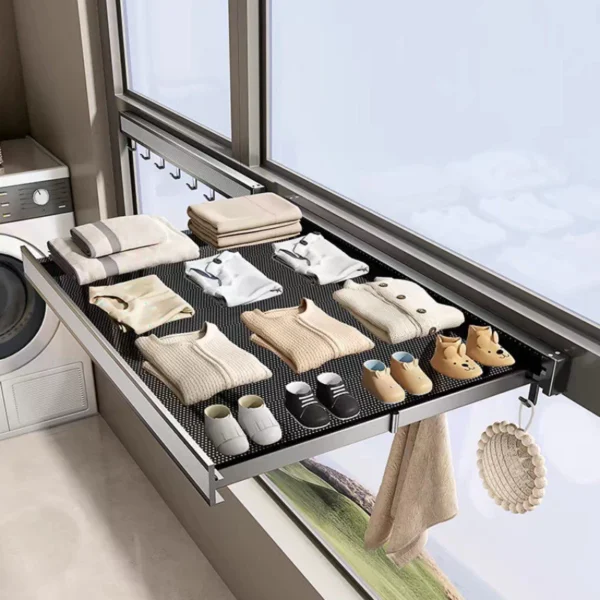 sg-11134201-8259w-mgbxwl1ezggcac Foldable Wall-Mounted Drying Rack