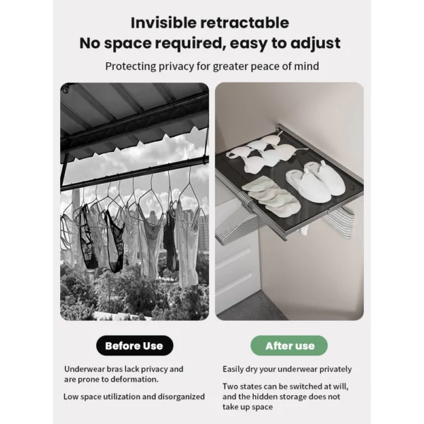 sg-11134201-825a5-mgbxwmus86q469 Foldable Wall-Mounted Drying Rack