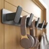 Space Aluminum + ABS Material Wall Hook Rack