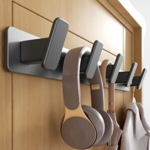 047d9902-5caa-43be-9125-ee6a6ba861a6.jpg Space Aluminum + ABS Material Wall Hook Rack
