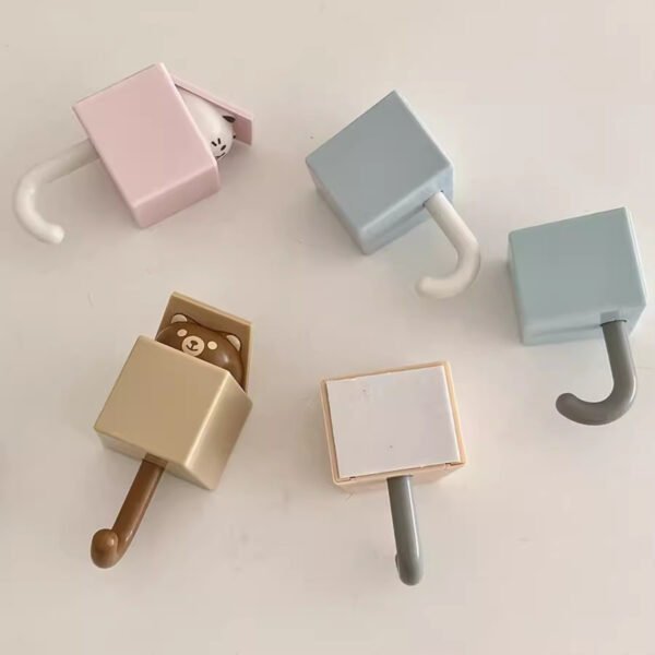 1720677831201-5b51620f12ab4b73aeaed0ed3a7b1c57-goods.jpeg 1pcs New Cute Cartoon Cat Hooks with Strong Adhesive