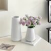 Plastic striped vase combination media