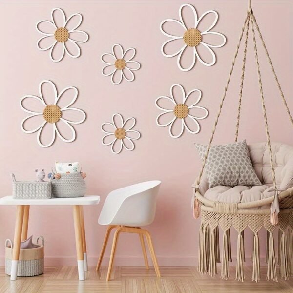 5dbd7cd0bb1b4a6bacd1f5aa9618018d-goods.jpeg Set of 6 Daisy Wall Decorations