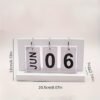Easy Home Desktop Calendar Decoration white
