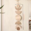 Bohemian Moon Wooden Wall Hanging Décor