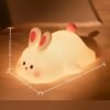 USB Rechargeable Big Face Rabbit Night Light