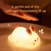 USB Rechargeable Big Face Rabbit Night Light