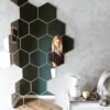 7dea08de-e705-466f-9494-f081a340ce98.jpg Hexagon Mirror Wall Stickers – 24pcs Removable DIY Mirror Decals