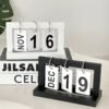 Easy Home Desktop Calendar Decoration white