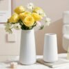 Plastic striped vase combination media