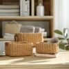 3pcs Woven Storage Basket
