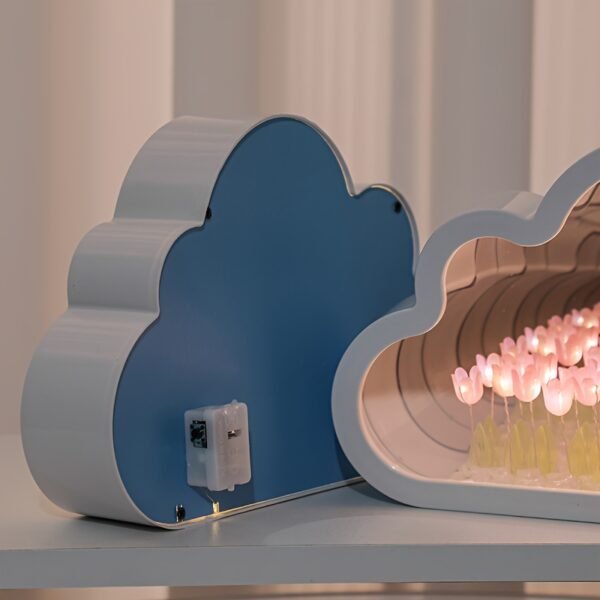 Night Light in The Shape of a Cloud Flower Sea Tulip